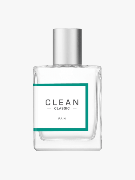 Clean Classic Rain in branded component on a light gray background